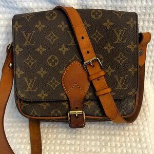 LOUIS VUITTON Cartouchiere MM Monogram Shoulder Bag